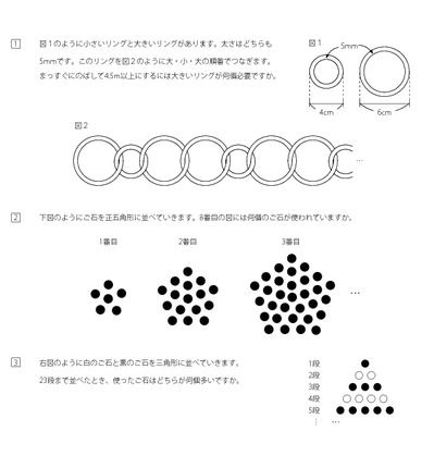 図形の規則性